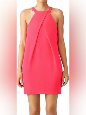 TRINA TURK Hot Pink Sleeveless Mini Dress